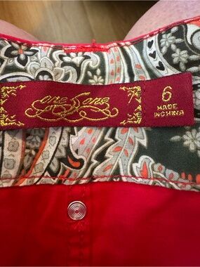 Red Women’s Shorts - Size 6